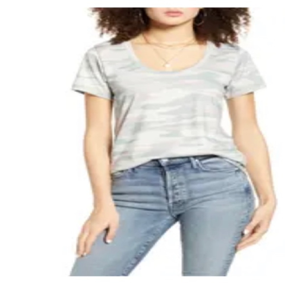 Camo top from Nordstrom size medium.
